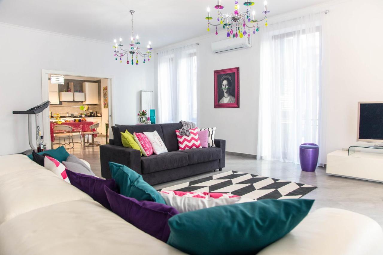 Ferdinando Arthouse Oversized Modern Apartment - By Gocce Team Neapol Exteriér fotografie